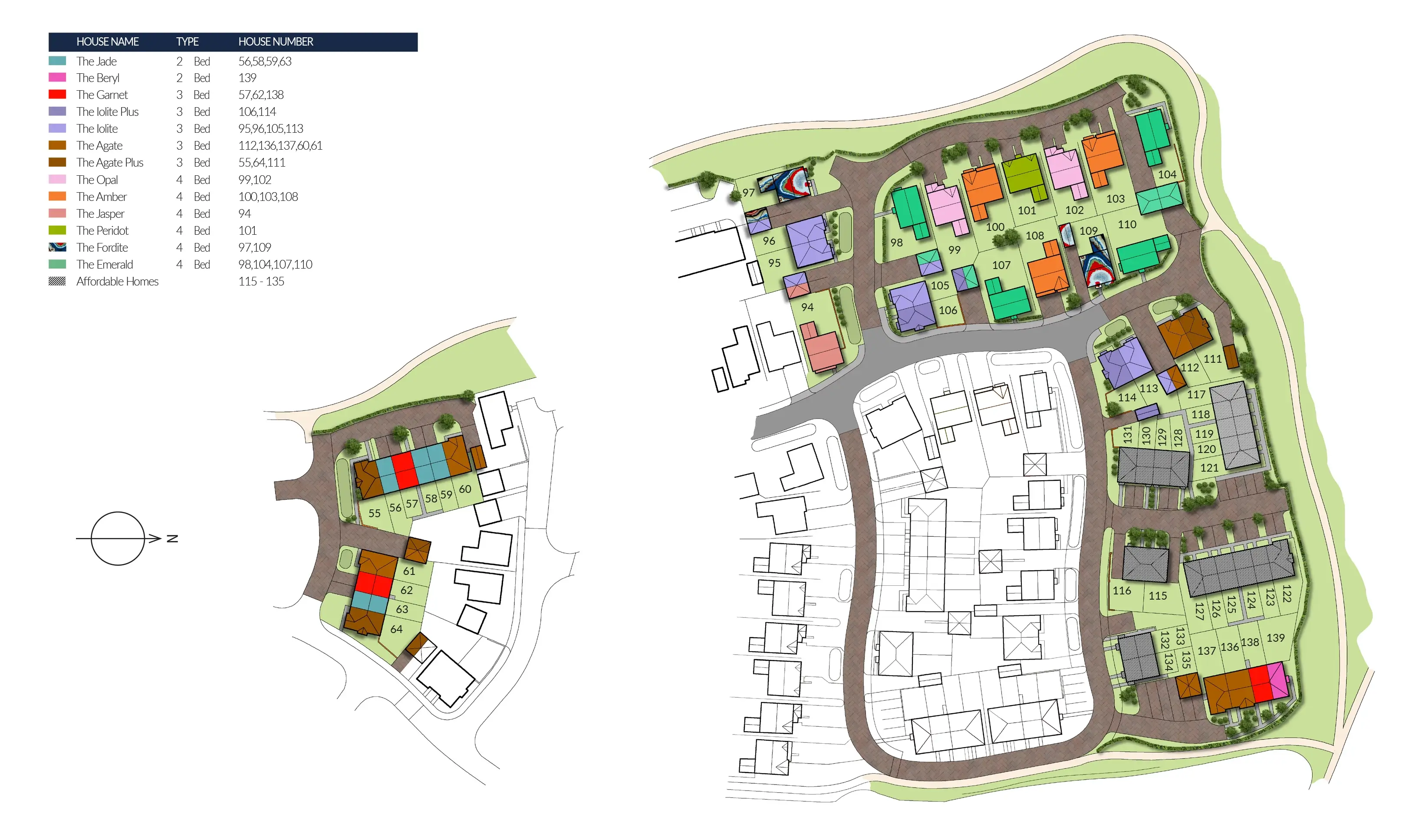 Langton Rise Site Map - Cyden Homes
