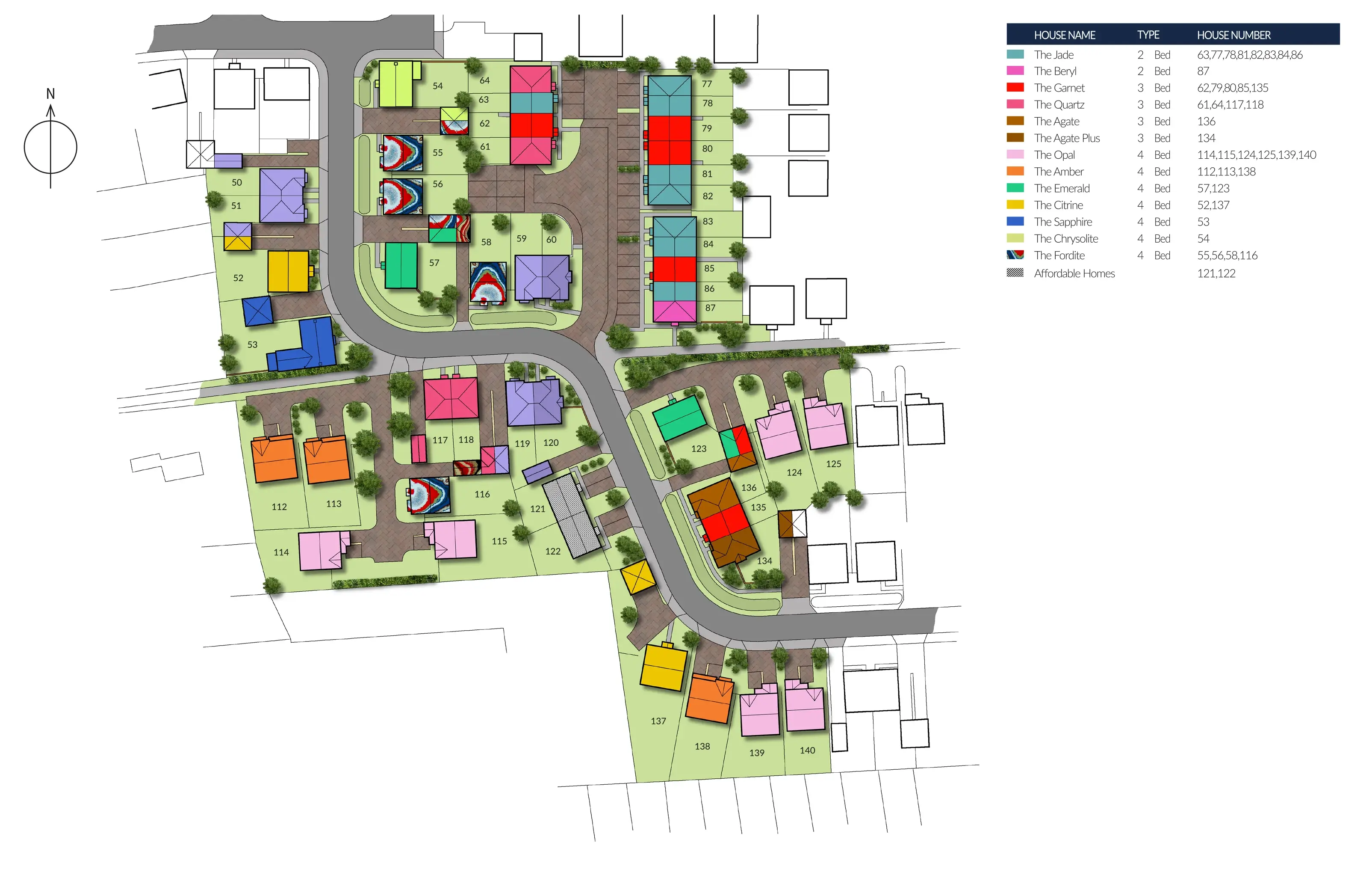 Lindis Park Site Map - Cyden Homes