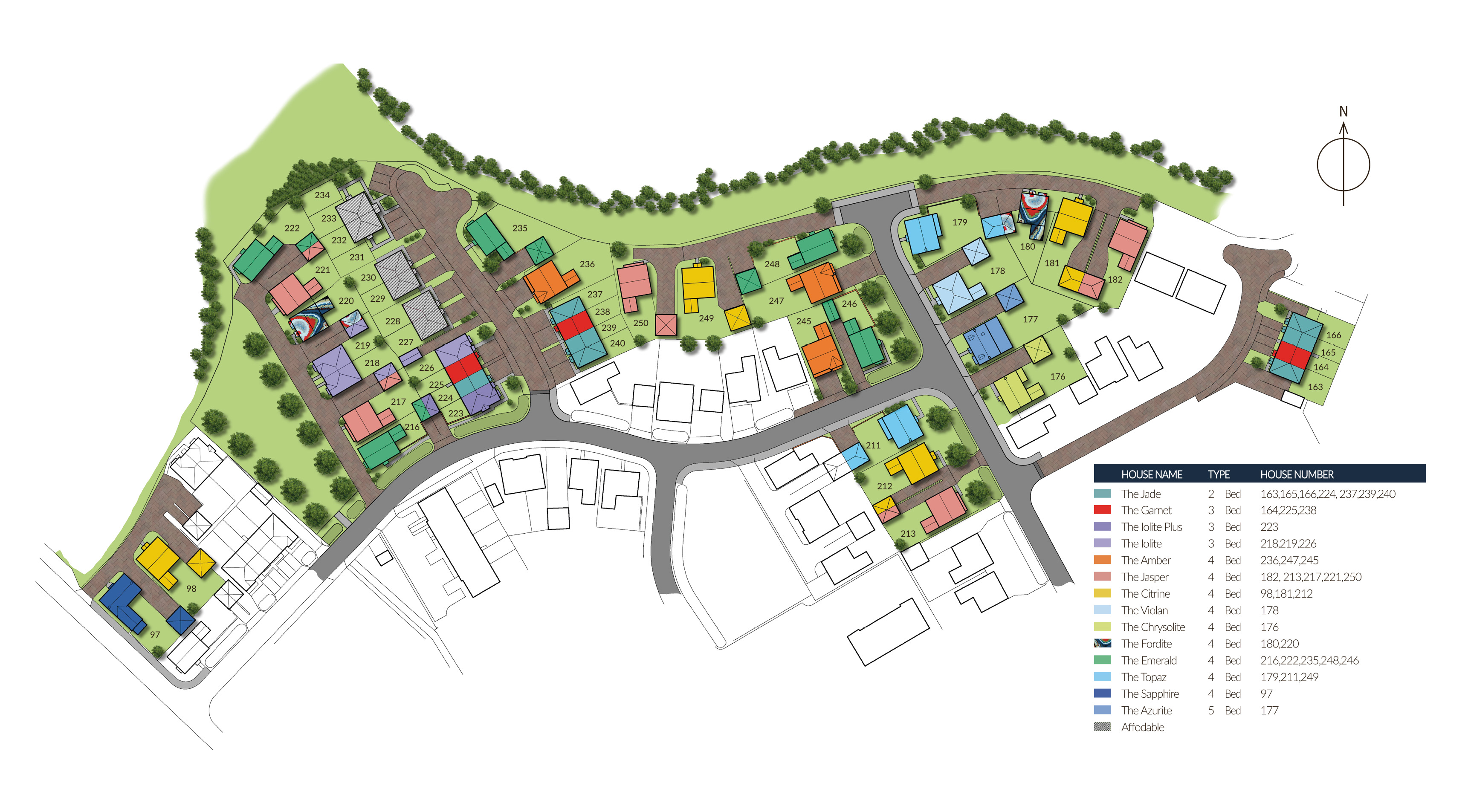 Quintessential Site Map - Cyden Homes
